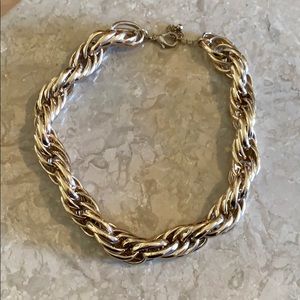 Chunky Faux Gold Chain Necklace